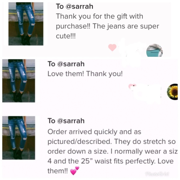 Last M then sold out!  Distressed Skinny Jeans - Picture 6 of 6